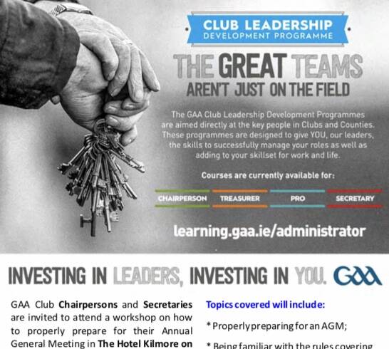 Club Leadership Programme – Preparing for AGM & Club Accounts