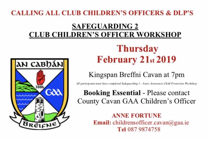 Safeguarding 2 Workshop for Children’s Officers & DLP