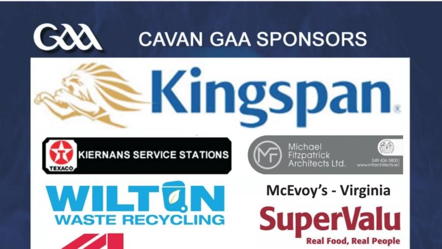 Cavan GAA Sponsors 2021