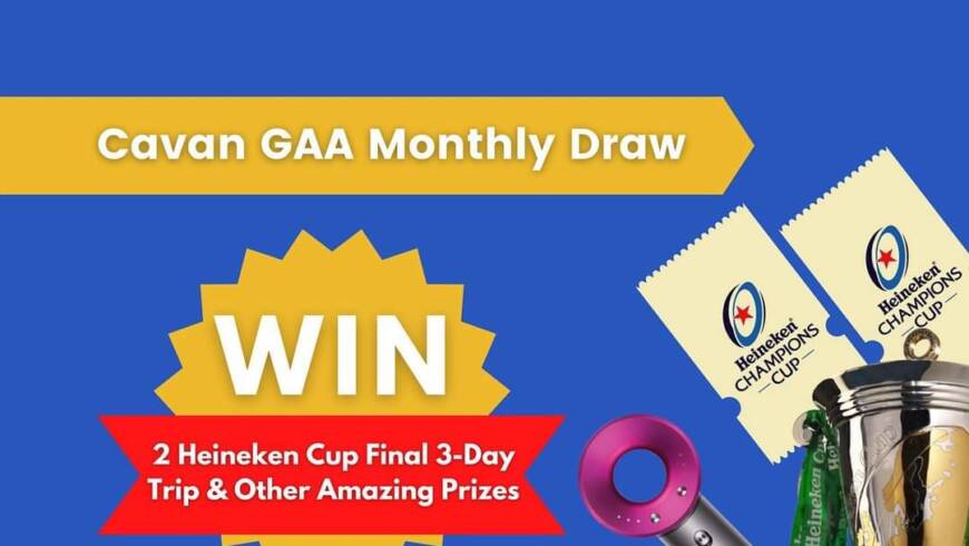 Cavan GAA Monthly Draw: April Winners.