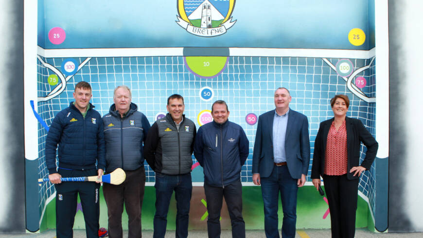 Cavan GAA opened their Hurling Handball, and Sensory walls in Kingspan Breffni