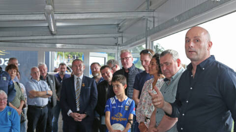 Opening of the accessibility area in Kingspan Breffni developed by Cavan GAA in collaboration with Wilton Recycling